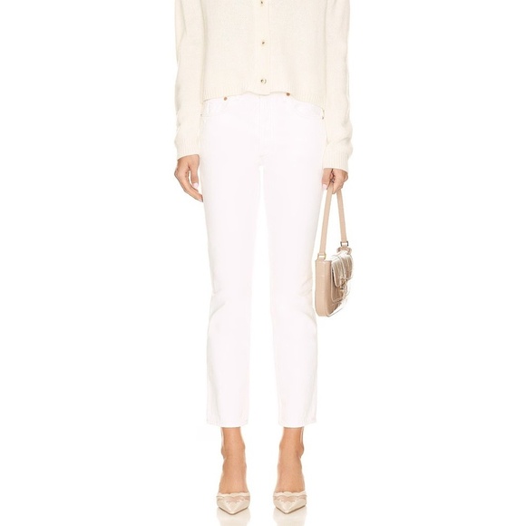 [NWT] Citizens of Humanity Charlotte High Rise Straight White Denim Jeans Sz 25 - Picture 1 of 16